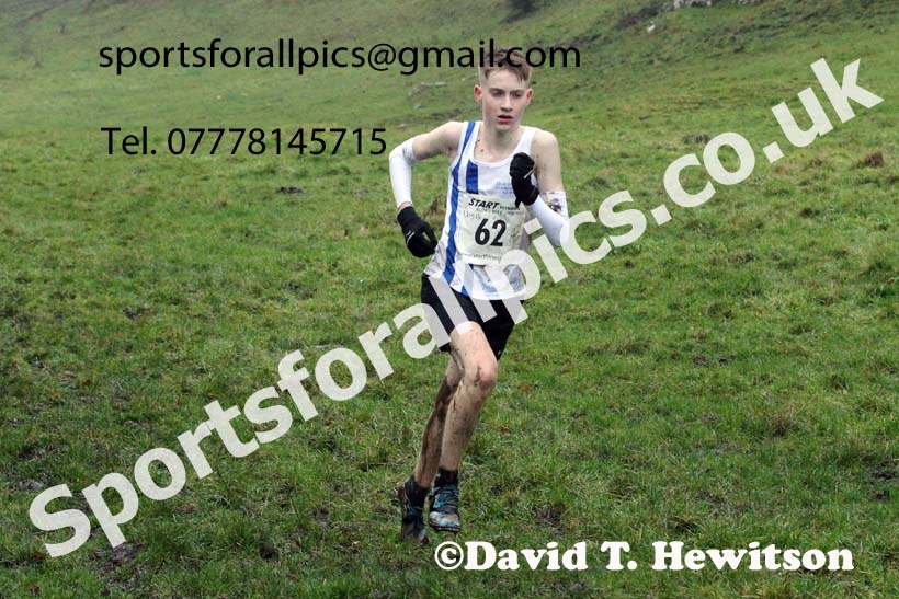 Boys under-15s, NECAA Junior Cross Country Relays, Thornley Farm, Peterlee, Saturday, December 12th. Photo: David T. Hewitson/Sports for All Pics
